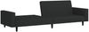 vidaXL Schlafsofa 2-Sitzer Schwarz Samt 375943 Bild 4