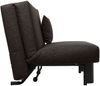Faltsofa Kalomira Bezug Flachgewebe Metall schwarz / schoko 21512 Bild 4