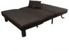 Faltsofa Kalomira Bezug Flachgewebe Metall schwarz / schoko 21512 Bild 2
