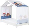 roba Bezug für Montessori Hausbetten 70 x 140 cm im Paw Patrol Design - Passendes Zubehör zum Umbau in Himmelbett - Inkl. 3 Aufbewahrungstaschen & Dachfenster Bild 3