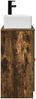 vidaXL Badezimmerschrank mit Waschbecken Geräucherte Eiche 890134 Bild 5