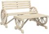 vidaXL 2-tlg. Garten-Lounge-Set Massivholz Tanne 365105 Bild 2