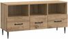 vidaXL TV-Schränk Artisan-Eiche 102 x 34,5 x 50 cm Holzwerkstoff 894914 Bild 2