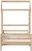 vidaXL Massivholzbett mit Dach 80x200 cm Kiefer 3282162 Bild 5