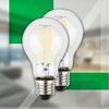 BRILONER - EEK A 2er Set Filament LED Lampe E27 A60, warmweißes Licht, 5W, 1055lm, LED Glühbirne, Leuchtmittel, Birne, Glühlampen, Bulb, 60x106 mm Bild 4