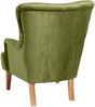Sessel Kaiya Bezug Samtvelours Buche natur / oliv 21219 Bild 5