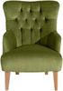 Sessel Kaiya Bezug Samtvelours Buche natur / oliv 21219 Bild 2