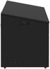 vidaXL Garten-Aufbewahrungsbox Schwarz 110 x 50 x 58 cm Poly Rattan 4104069 Bild 5