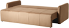 Schlafsofa 3-Sitzer EGGE Samtstoff Hellbraun Bild 5