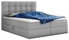 Boxspringbett Best mit 2 Bettkästen, Doppelbett mit Bonell-Matratze und Topper, Polsterbett, Bett (Grau (Inari 91), 160 x 200 cm) Bild 4