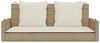 vidaXL Hängebank mit Kissen Beige 119x56x48 cm Poly Rattan 365632 Bild 4