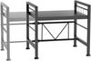 Küchenregal Sorsele verstellbar 48x40-63x32 cm Schwarz [en. casa] Bild 5
