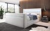 Boxspringbett Pluto mit TV Lift, RGB und Stauraum 180x200 Weiß H4 (100kg+) Bild 2
