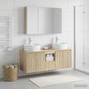 vidaXL Badezimmerschrank-Set 4 pcs Sonoma-Eiche Holzwerkstoff 3406465 Bild 4