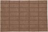 Kleine Wolke Badematte Tiles, Höhe 13 mm, rutschhemmend beschichtet, fußbodenheizungsgeeignet, Baumwolle, rechteckig, Badteppich, Uni Farben, Hoch-Tief Effekt Bild 3