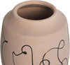 Blumenvase SKATE Steinzeug 20 cm Sandbeige Bild 5