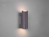 Dimmbare LED Up & Down Innenwandleuchte aus schwarz mattem Metall, Höhe 18cm Bild 3