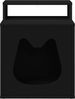 vidaXL Katzenhaus Schwarz 42,5 x 40 x 53,5 cm Holzwerkstoff 8000690 Bild 5