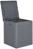 vidaXL Gartenbox Grau PP Rattan 90 L 364059 Bild 4