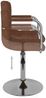 vidaXL Esszimmerstuhl Braun Stoff [3087879] Bild 5