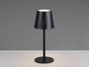 Akku LED Tischleuchte DIAZ kabellos für Innen & Außen, Schwarz - 21cm klein Bild 3