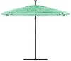 vidaXL Sonnenschirm mit Stahlmast Grün 269x269x235 cm 4005080 Bild 3