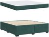 vidaXL Bettrahmen mit Matratze Dunkelgrün 180 x 200 cm Stoff 3399305 Bild 4