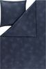 Estella Mako Jersey Bettwäsche 135x200 Pippa Rauten Dreiecke indigo blau 6898-606 Bild 2