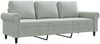vidaXL 3-Sitzer-Sofa Hellgrau 180 cm Samt 359539 Bild 2