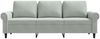 vidaXL 3-Sitzer-Sofa Hellgrau 180 cm Samt 359539 Bild 4