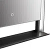 Vente-unique - VALONERA Badzubehör Glas Schwarz - B 9,9 cm x H 80 cm x L 60 cm Bild 5