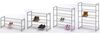 Schuhregal Schuhablage Regal für Schuhe Metall silbergrau LEO 5 Etagen Bild 2