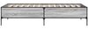vidaXL Bettgestell Grau Sonoma 75x190 cm Holzwerkstoff und Metall 844994 Bild 5