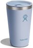 Hydro Flask Thermobecher 16 OZ All Around Tumbler Press-In Lid, 473 ml, 1-tlg, Edelstahl, Kompatibel mit Trinkhalmdeckel und verschließbaren Eindrückdeckel Bild 2