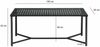 Couchtisch Glas Metall Schwarz 100 cm Bild 4