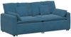 vidaXL Modulares Sofa mit Kissen Blau 3321128 Bild 2