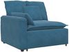 vidaXL Modulares Sofa mit Kissen Blau 3321128 Bild 3