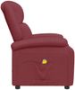 vidaXL Massagesessel Weinrot Kunstleder 348465 Bild 4