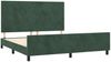 vidaXL Bettgestell mit Kopfteil Dunkelgrün 180x200 cm Samt 3125650 Bild 4