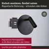 LED Akkuwandleuchte Kiora 2700K 80lm / 50lm 3,7V 0,6W / 0,7W dimmbar Schwarz Bild 3