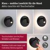 LED Akkuwandleuchte Kiora 2700K 80lm / 50lm 3,7V 0,6W / 0,7W dimmbar Schwarz Bild 2