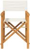 vidaXL Regiestühle 2 Stk. Klappbar Creme Massivholz Teak 4008512 Bild 4