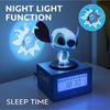 Paladone Kinderwecker Stitch Wecker mit Nachtlicht und Musikalarm Musikalarm mit Snooze-Funktion durch Stitch-Kopf Bild 3