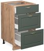 Küchenunterschrank Fame-Line Grün-Gold Landhaus 50 cm , AP Marmor Vicco Bild 4