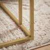 SoBuy FBT87-G Couchtisch, Spanplatte, Papierfurnier, Gold, 48 x 62 x 30 cm Bild 5