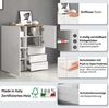 OTTO home Highboard GARDA,Kommode, Made in Italy, Breite 102 cm, Höhe 110 cm, grifflos (1 St), Hochglanzlackierte Fronten, Korpus matt, grifflos Bild 3