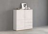 OTTO home Highboard GARDA,Kommode, Made in Italy, Breite 102 cm, Höhe 110 cm, grifflos (1 St), Hochglanzlackierte Fronten, Korpus matt, grifflos Bild 2