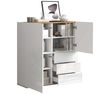 OTTO home Highboard GARDA,Kommode, Made in Italy, Breite 102 cm, Höhe 110 cm, grifflos (1 St), Hochglanzlackierte Fronten, Korpus matt, grifflos Bild 4