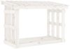 vidaXL Kaminholzregal Weiß 108x64,5x77 cm Massivholz Kiefer 822433 Bild 2