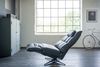 KAWOLA Sessel MIKO Relaxsessel drehbar Leder schwarz 115 x 94 x 75 cm Bild 5